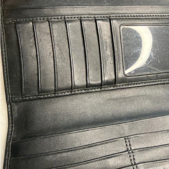 COACH Black Signature Canvas Wallet - Picture 5 of 7